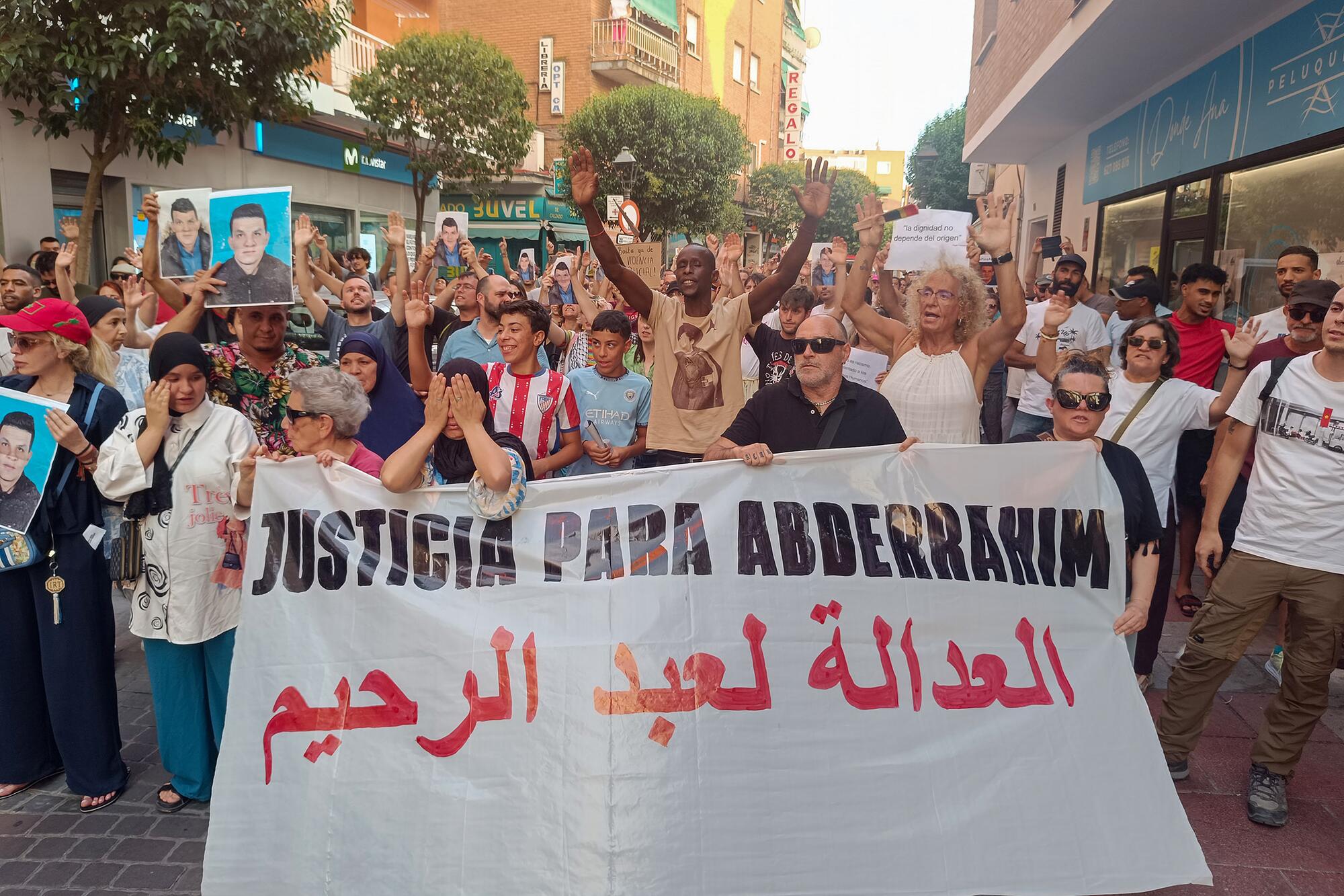 Manifestación por la muerte de Abderrahim en Torrejón - 4